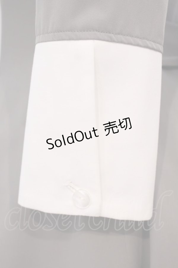 画像4: ATELIER BOZ / キャロルワンピースネオ  グレー×ホワイト O-26-01-27-024-EL-OP-IG-OS (4)