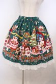 画像1: BABY,THE STARS SHINE BRIGHT / くみゃちゃんのDokiDoki Christmas Party柄スカート  グリーン O-26-01-27-025-BA-SK-IG-OS (1)