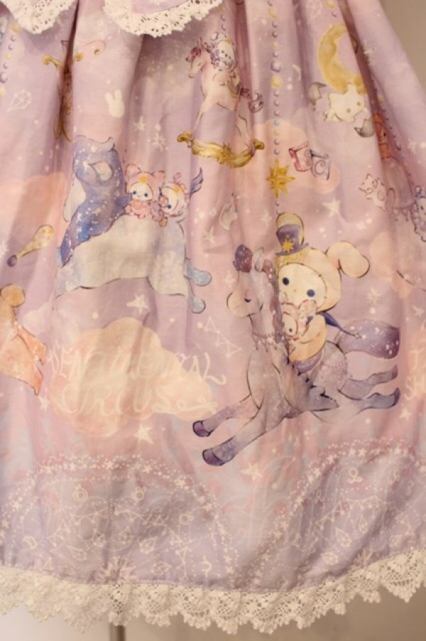 画像3: BABY,THE STARS SHINE BRIGHT / スピカと面影星座の子柄セーラーワンピース  ラベンダー O-26-01-27-026-BA-OP-IG-OS (3)