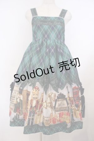 画像: ALICE and the PIRATES / Nostalgic Gift〜くるみ割り人形と大切な想い出〜ジャンパースカートII  グリーン O-26-01-27-027-PA-OP-IG-OS