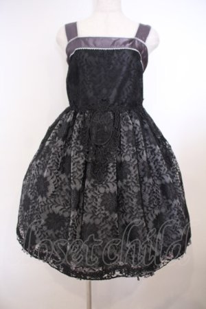 画像: Triple fortune / レースジャンパースカート  ブラック×パープル O-26-01-27-029-EL-OP-IG-OS