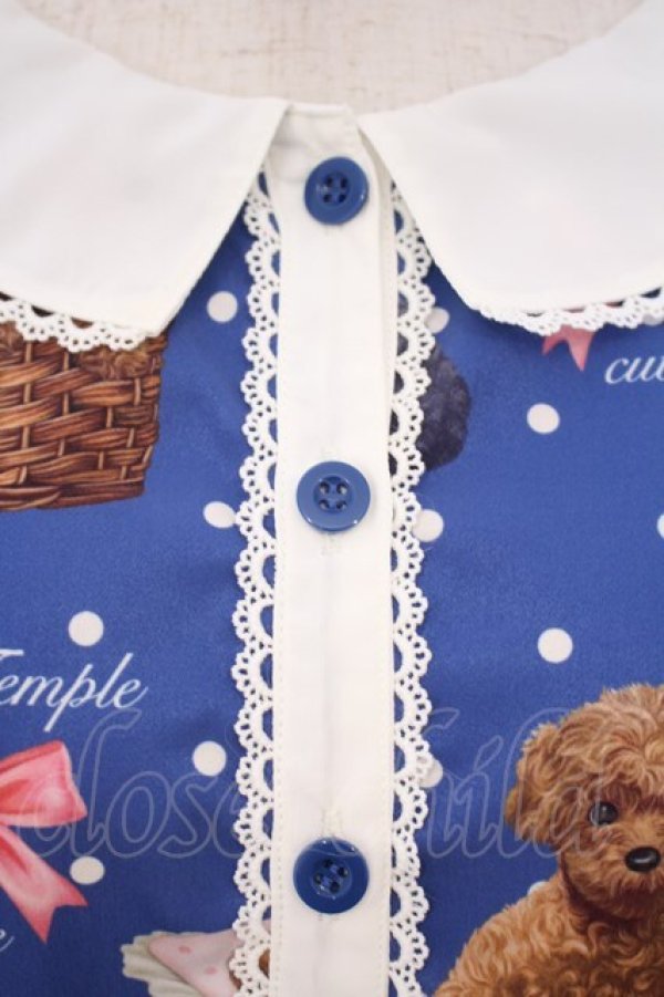 画像2: Emily Temple cute / Toy Poodleワンピース  ネイビー O-26-01-27-030-ET-OP-IG-OS (2)