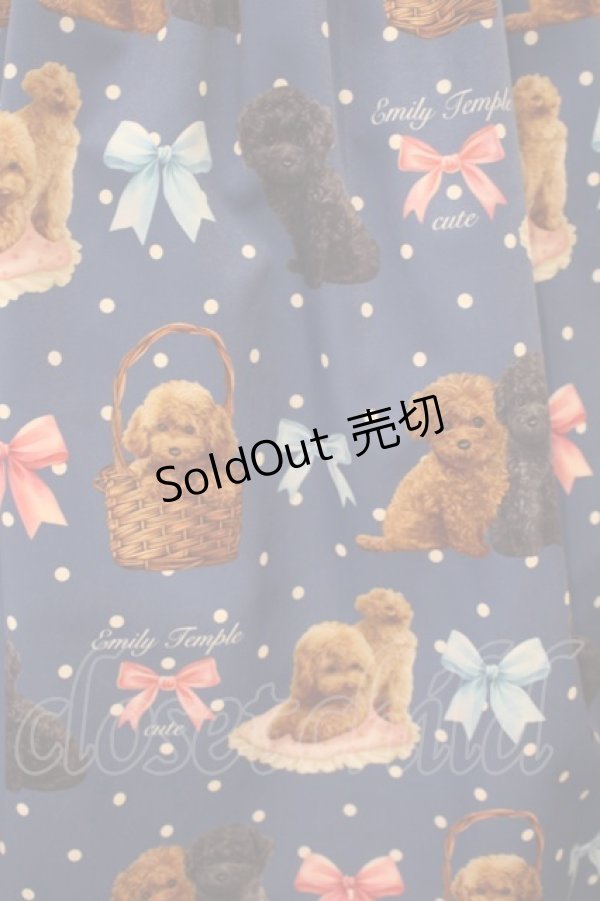 画像3: Emily Temple cute / Toy Poodleワンピース  ネイビー O-26-01-27-030-ET-OP-IG-OS (3)