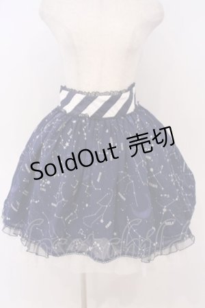 画像: Angelic Pretty / Cosmicスカート  ネイビー O-26-01-28-048-AP-SK-IG-OS