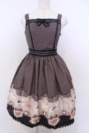 画像: Innocent World / メリーゴーラウンドジャンパースカート  クロ O-26-01-28-052-IW-OP-IG-OS