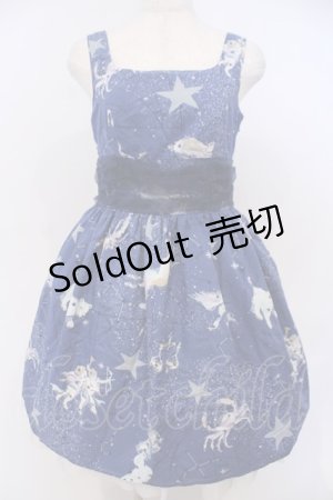 画像: MILK / ホロスコープドレス  ネイビー O-26-01-28-059-ML-OP-IG-OS