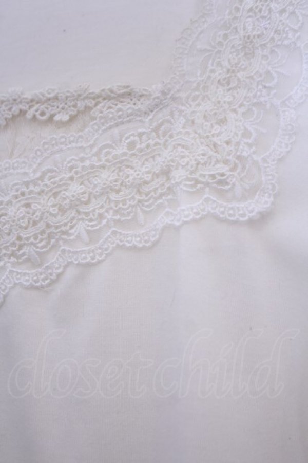 画像2: axes femme / レース使いインナープルオーバー M シロ O-26-01-28-007-AX-TO-OW-OS (2)