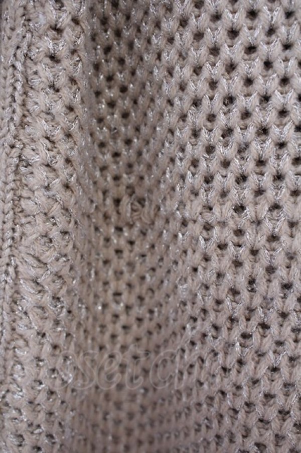 画像2: ANECDOTE axes femme / リボン柄ニット S ベージュ O-26-01-28-001-AX-TO-OW-OS (2)