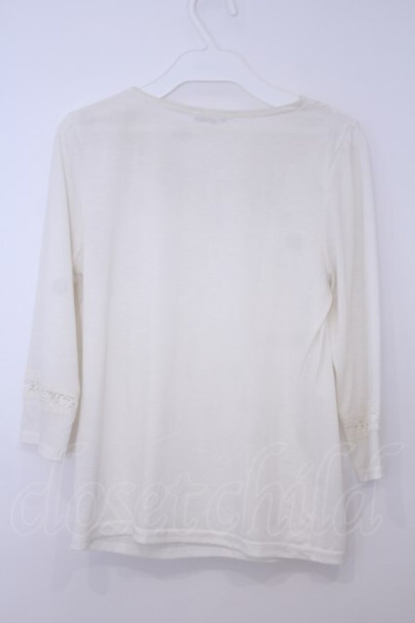 画像3: axes femme / レース使いインナープルオーバー M シロ O-26-01-28-007-AX-TO-OW-OS (3)