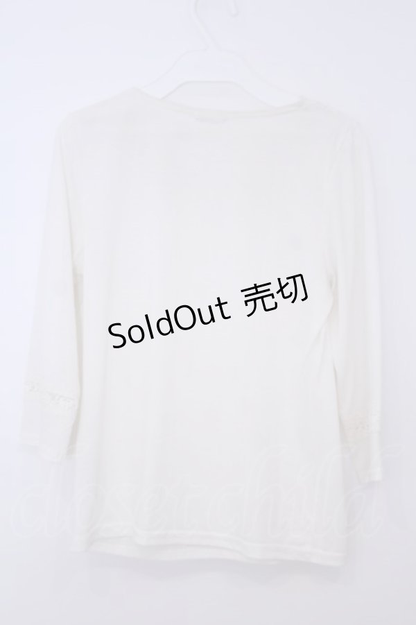 画像3: axes femme / レース使いインナープルオーバー M シロ O-26-01-28-007-AX-TO-OW-ZT599 (3)