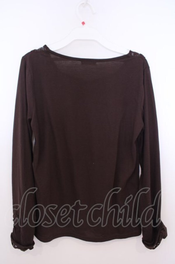 画像3: axes femme / 折り返し2WAYインナープルオーバー L ブラウン O-26-01-28-008-AX-TO-OW-OS (3)