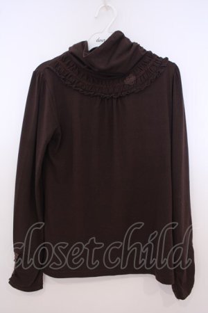 画像: axes femme / バラモチーフ付きタートル M ブラウン O-26-01-28-010-AX-TO-OW-OS