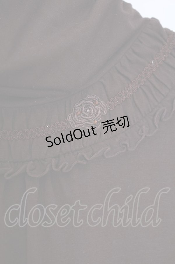 画像2: axes femme / バラモチーフ付きタートル M ブラウン O-26-01-28-010-AX-TO-OW-ZT0130R (2)