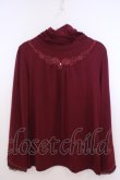 画像1: axes femme / ローズレースハイネックインナーカットソー M ワイン O-26-01-28-012-AX-TO-OW-OS (1)
