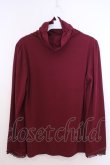 画像3: axes femme / ローズレースハイネックインナーカットソー M ワイン O-26-01-28-012-AX-TO-OW-OS (3)