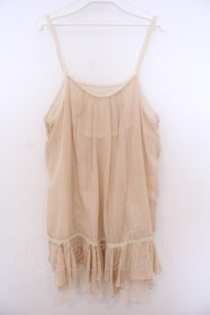 画像: axes femme / リバーシブルキャミソール M ピンク×キナリ O-26-01-28-020-AX-TO-OW-OS