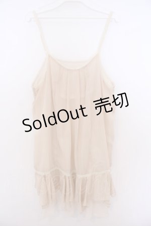 画像: axes femme / リバーシブルキャミソール M ピンク×キナリ O-26-01-28-020-AX-TO-OW-ZT0130R