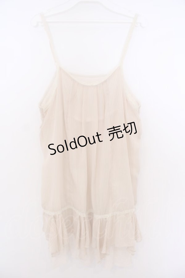 画像1: axes femme / リバーシブルキャミソール M ピンク×キナリ O-26-01-28-020-AX-TO-OW-ZT0130R (1)