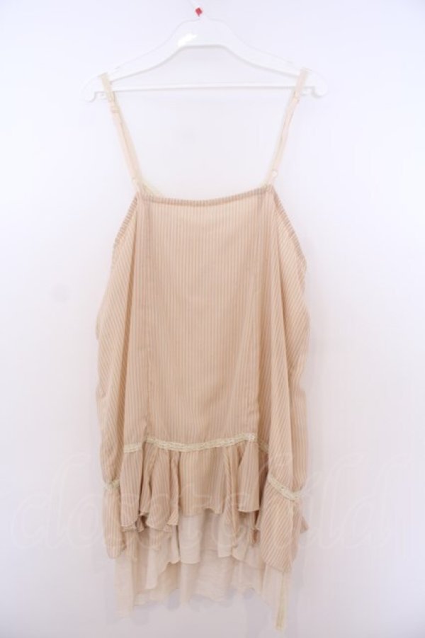 画像2: axes femme / リバーシブルキャミソール M ピンク×キナリ O-26-01-28-020-AX-TO-OW-OS (2)