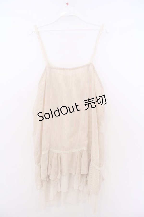 画像2: axes femme / リバーシブルキャミソール M ピンク×キナリ O-26-01-28-020-AX-TO-OW-ZT0130R (2)