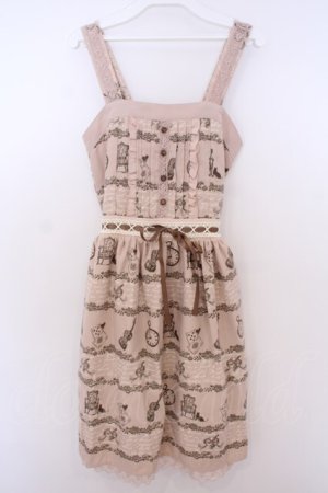 画像: axes femme / アンティークボーダー柄チュニ  アイボリー O-26-01-28-029-AX-OP-IG-OS