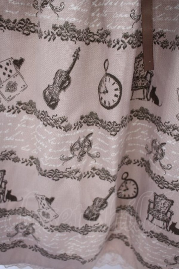 画像2: axes femme / アンティークボーダー柄チュニ  アイボリー O-26-01-28-029-AX-OP-IG-OS (2)