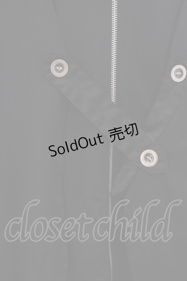 画像2: Sixh / ハイネックフードパーカー  ブラック O-26-01-28-039-HN-TO-IG-OS (2)