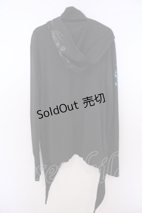 画像4: Sixh / ハイネックフードパーカー  ブラック O-26-01-28-039-HN-TO-IG-OS (4)