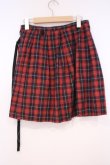 画像3: MIHO MATSUDA / チェックラップスカート  レッド O-26-01-29-031-GO-SK-OW-OS (3)