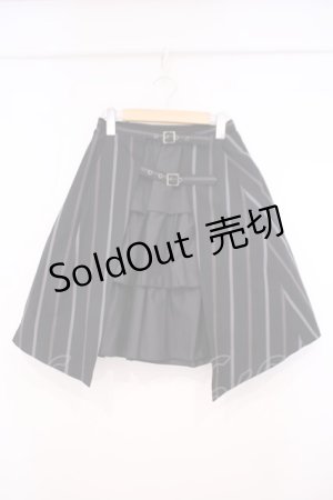 画像: MIHO MATSUDA / レイヤードスカート M ブラック O-26-01-29-034-GO-SK-OW-OS