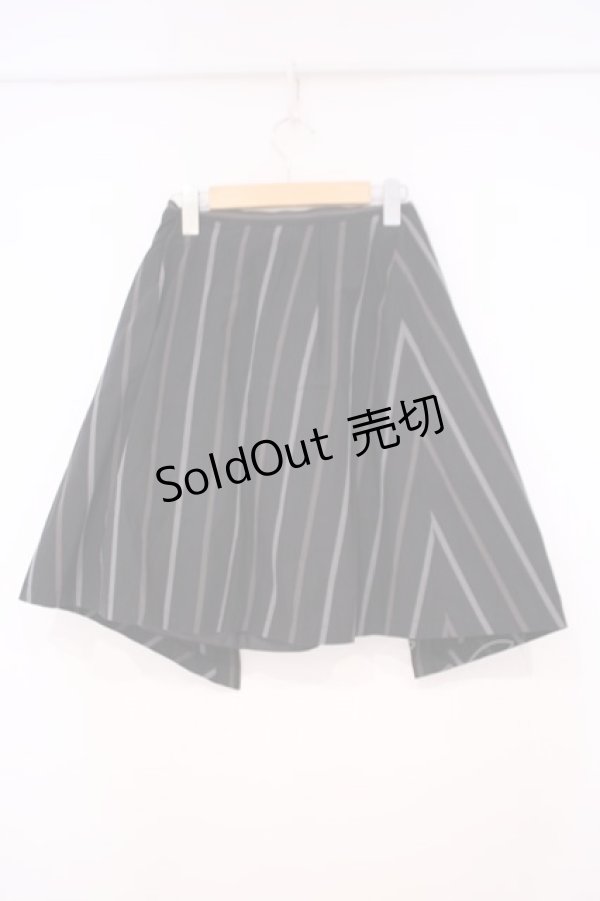 画像4: MIHO MATSUDA / レイヤードスカート M ブラック O-26-01-29-034-GO-SK-OW-OS (4)