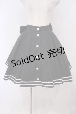 画像: metamorphose / セーラースカート  クロ O-26-01-29-003-ME-OP-OW-OS