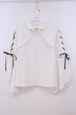 画像1: axes femme POETIQUE / クロスチャーム付長袖ブラウス M シロ O-26-01-29-036-AX-BL-OW-OS (1)