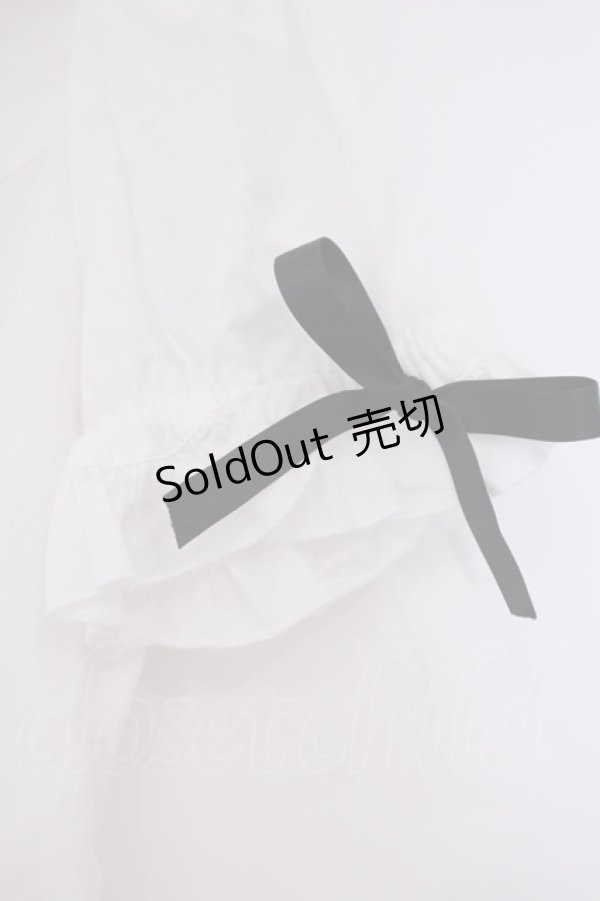 画像3: metamorphose / はわせ刺繍セーラーブラウス M シロ O-26-01-29-042-ME-BL-YM-OS (3)