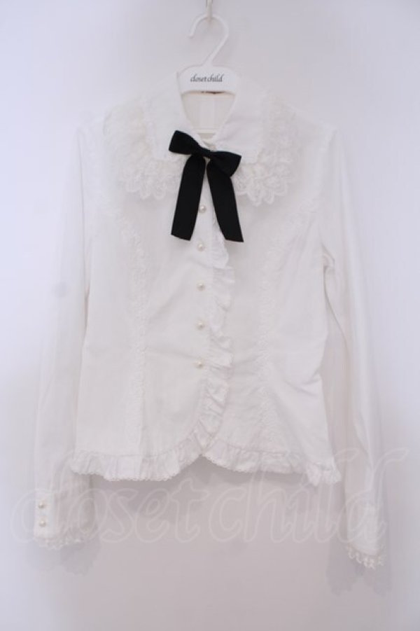 画像1: Mary Magdalene / リズベスチュールレースブラウス  シロ O-26-01-29-044-CL-BL-OW-OS (1)