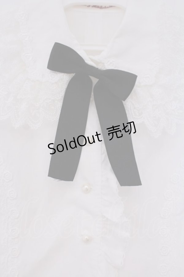 画像2: Mary Magdalene / リズベスチュールレースブラウス  シロ O-26-01-29-044-CL-BL-OW-OS (2)