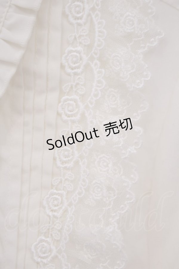 画像5: Mary Magdalene / ピンタックフリルヨークブラウス  キナリ O-26-01-29-045-CL-BL-OW-OS (5)