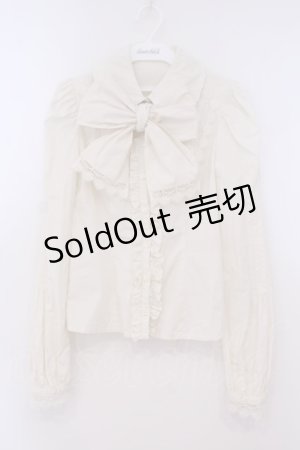 画像: Victorian maiden / ノーブルレースインタックブラウス  キナリ O-26-01-29-047-CL-BL-OW-OS