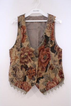 画像: axes femme / ゴブランベスト M ブラウン系 O-26-01-29-048-AX-TO-OW-ZT0209L