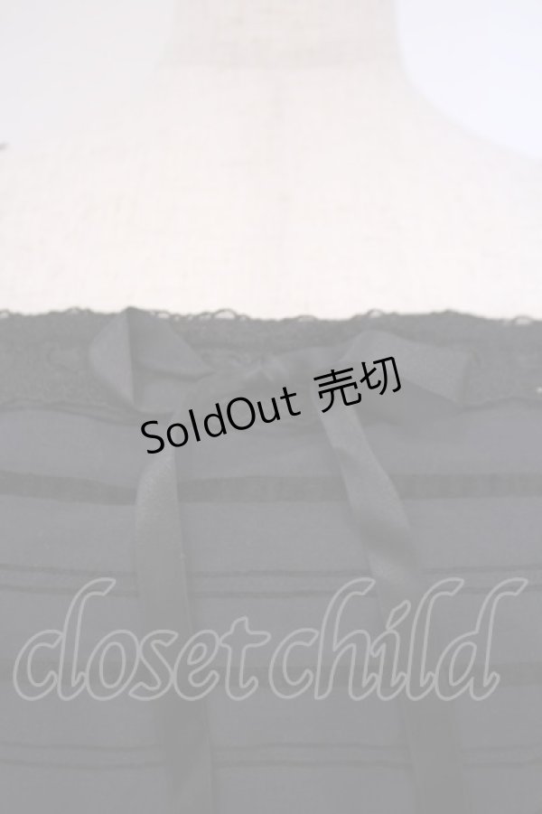 画像2: MIHO MATSUDA / ストライプセットアップ M ブルーブラック O-26-01-29-004-GO-OP-OW-OS (2)