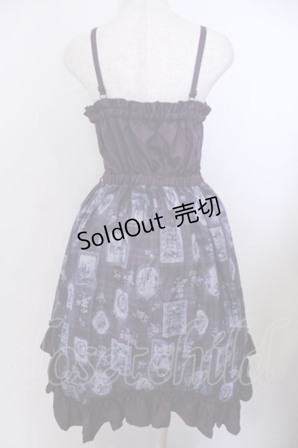 画像4: axes femme POETIQUE / ゴシックフレームワンピース M パープル O-26-01-29-1039-AX-OP-OW-OS (4)