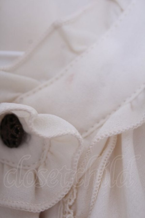 画像4: axes femme kawaii / バラレースフリルブラウス M キナリ O-26-01-29-1043-AX-BL-OW-OS (4)