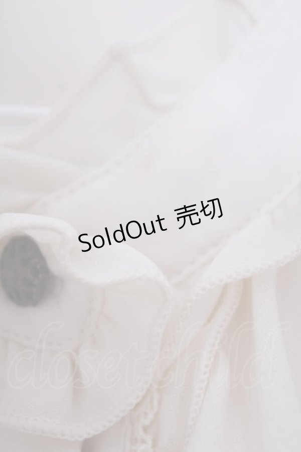 画像4: axes femme kawaii / バラレースフリルブラウス M キナリ O-26-01-29-1043-AX-BL-OW-OS (4)