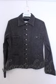 画像1: INGEBORG / フラワーボタンデニムジャケット S グレー O-26-01-29-1049-LO-JA-IG-OS (1)