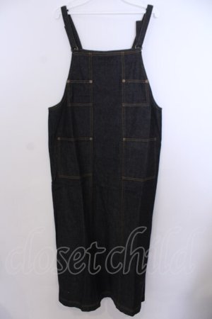 画像: INGEBORG / デニムサロペットワンピース M クロ O-26-01-29-1056-LO-OP-IG-OS