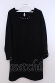 画像1: INGEBORG / ニット切り替えワンピース 9 クロ O-26-01-29-1071-LO-OP-IG-OS (1)