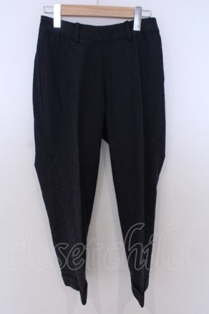 画像: INGEBORG / ジャガードパンツ 9 ネイビー O-26-01-29-1072-LO-PA-IG-OS