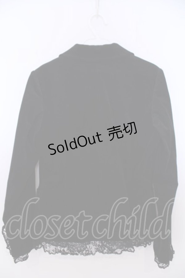 画像3: INGEBORG / コーデュロイレース配色ジャケット  クロ O-26-01-29-1074-LO-JA-IG-OS (3)