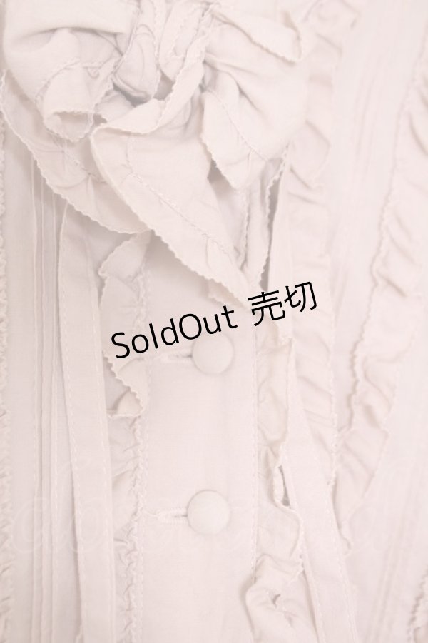 画像2: PINK HOUSE / フリルフードブラウス  ピンク O-26-01-29-1083-LO-BL-IG-OS (2)