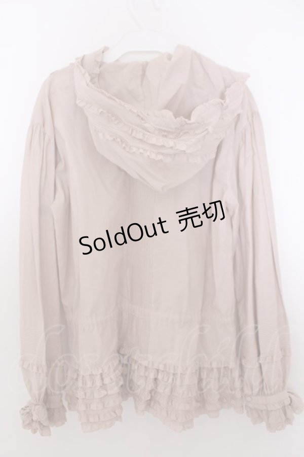 画像4: PINK HOUSE / フリルフードブラウス  ピンク O-26-01-29-1083-LO-BL-IG-OS (4)